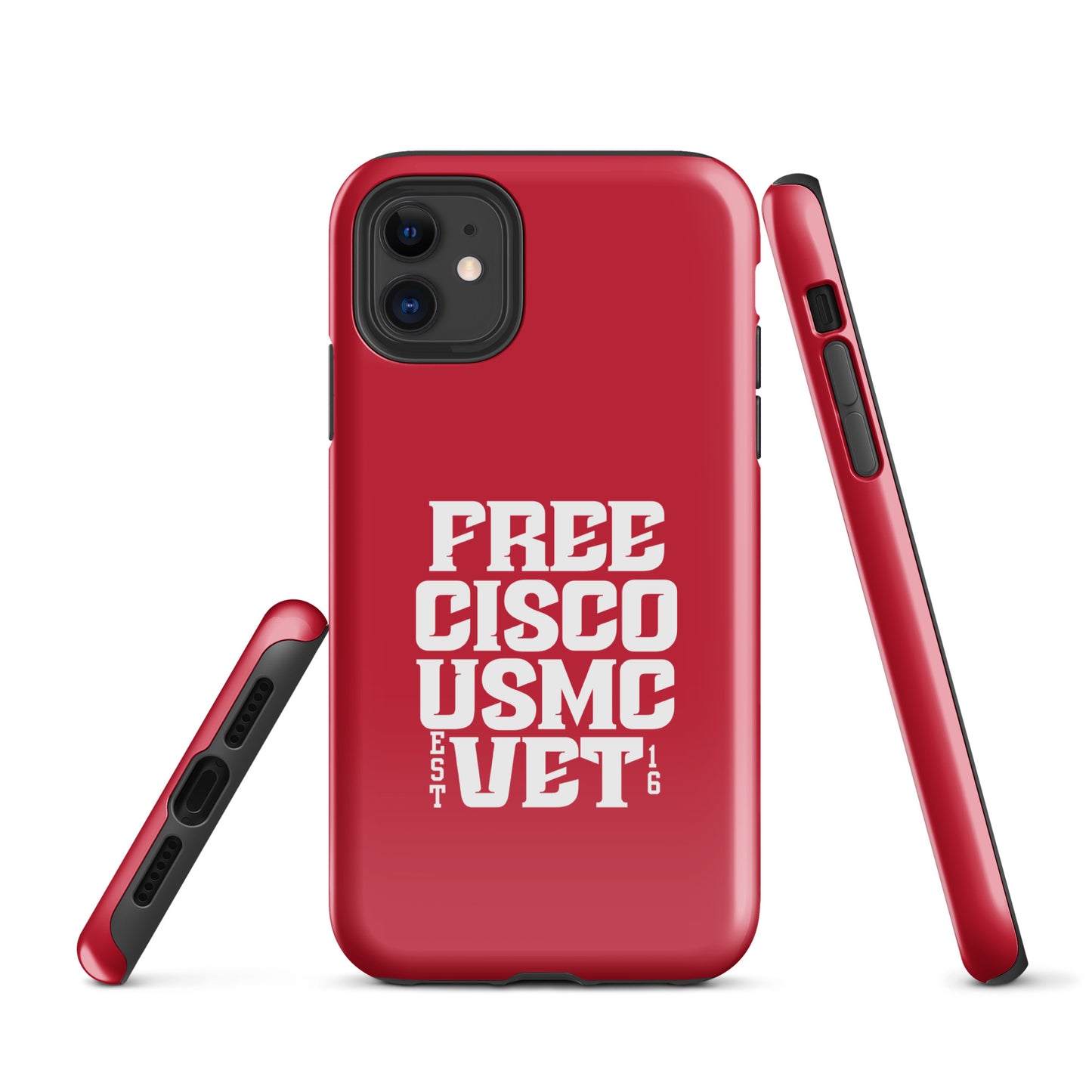 Red & White Free Cisco Tough Case for iPhone®