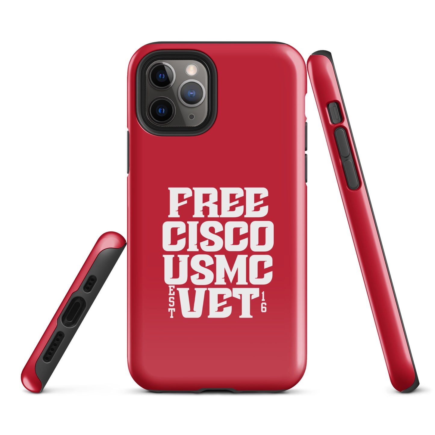 Red & White Free Cisco Tough Case for iPhone®