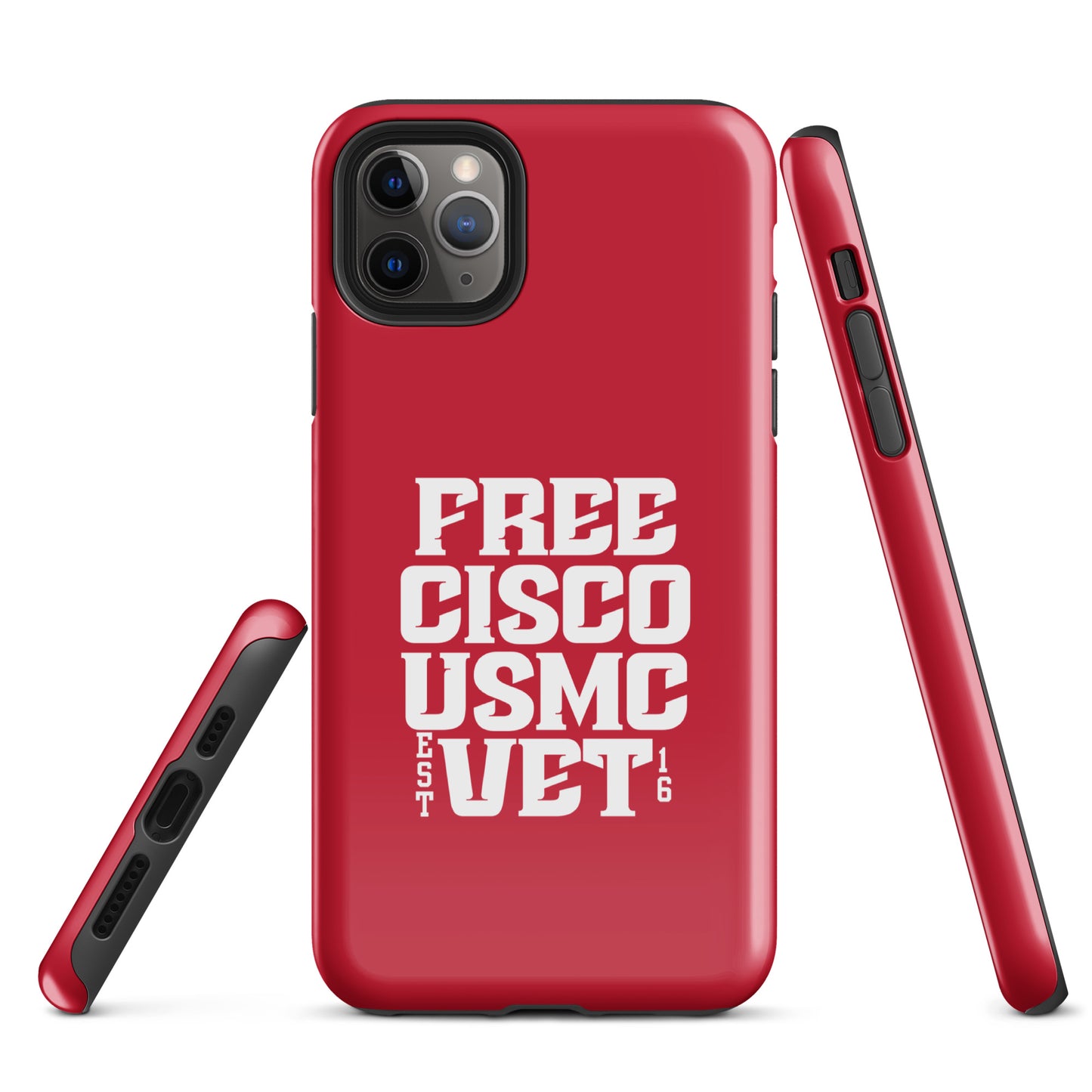 Red & White Free Cisco Tough Case for iPhone®