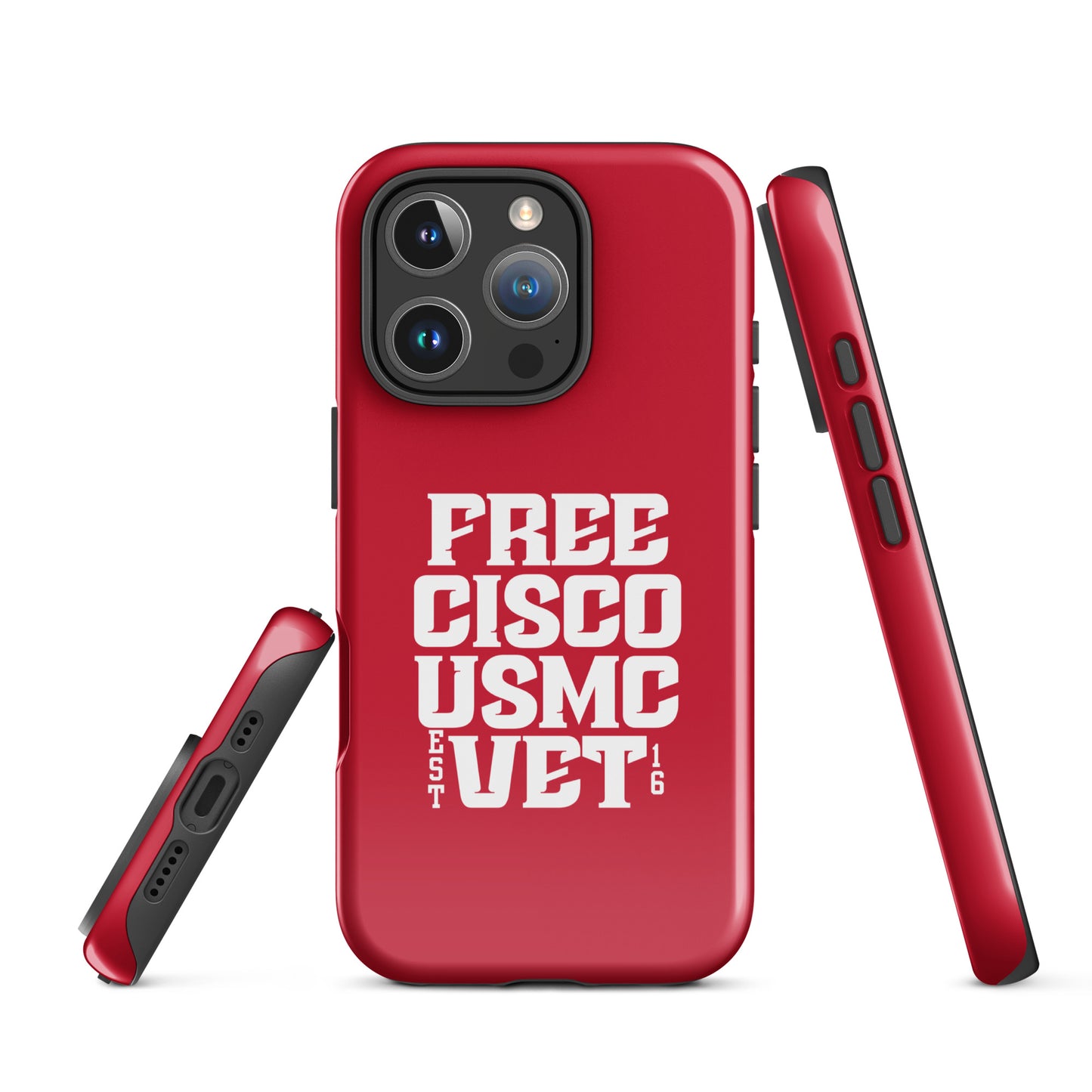 Red & White Free Cisco Tough Case for iPhone®