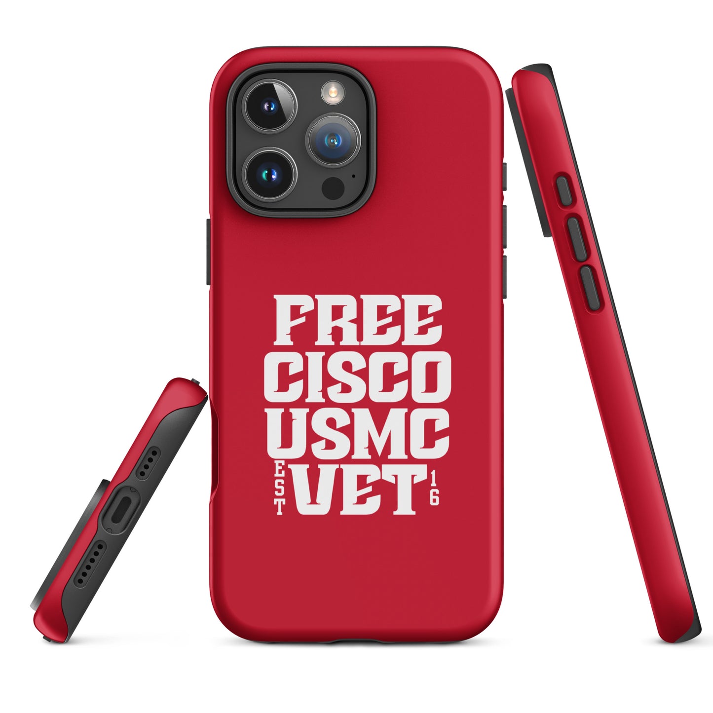 Red & White Free Cisco Tough Case for iPhone®