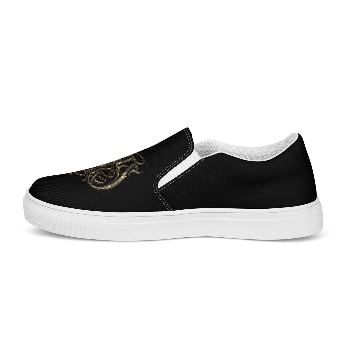 Angels in Ink Women’s slip-on canvas shoes